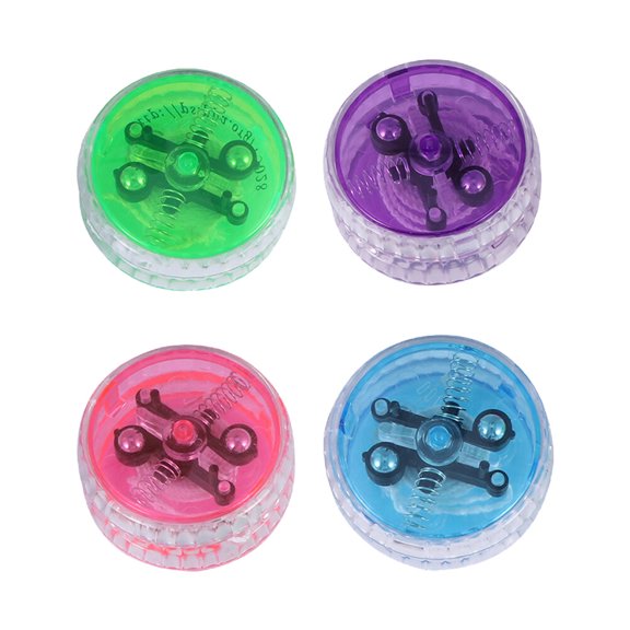 4pcs niños divertidos yoyo juguete LED Light-up Yoyo con luces LED para principiante