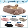 thumbnail image 6 of Human Dog Bed 71''x45''x12'' Large Dog Bed with Plump Pillow, Blanket Washable High-Density Foam Pet Beds for Humans, 6 of 6
