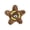 Brown, variant on Squeaky Dog Toys, Cute Star Shape Dog Chew Toys with Squeaker Crinkle Paper Strong Ropes Bright Color Interactive Dog Toys for Puppy Small Medium Dogs Chewing Grinding Teeth