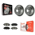 thumbnail image 1 of Transit Auto Rear Coated Disc Brake Rotors and Semi-Metallic Pads Kit for Car 2009-2016 Toyota Venza KGS-101434, 1 of 11