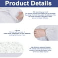 thumbnail image 3 of 4 ponchos de lluvia para adultos: impermeable desechable grueso transparente impermeable con capucha y mangas elásticas para hombres y mujeres, 3 of 5