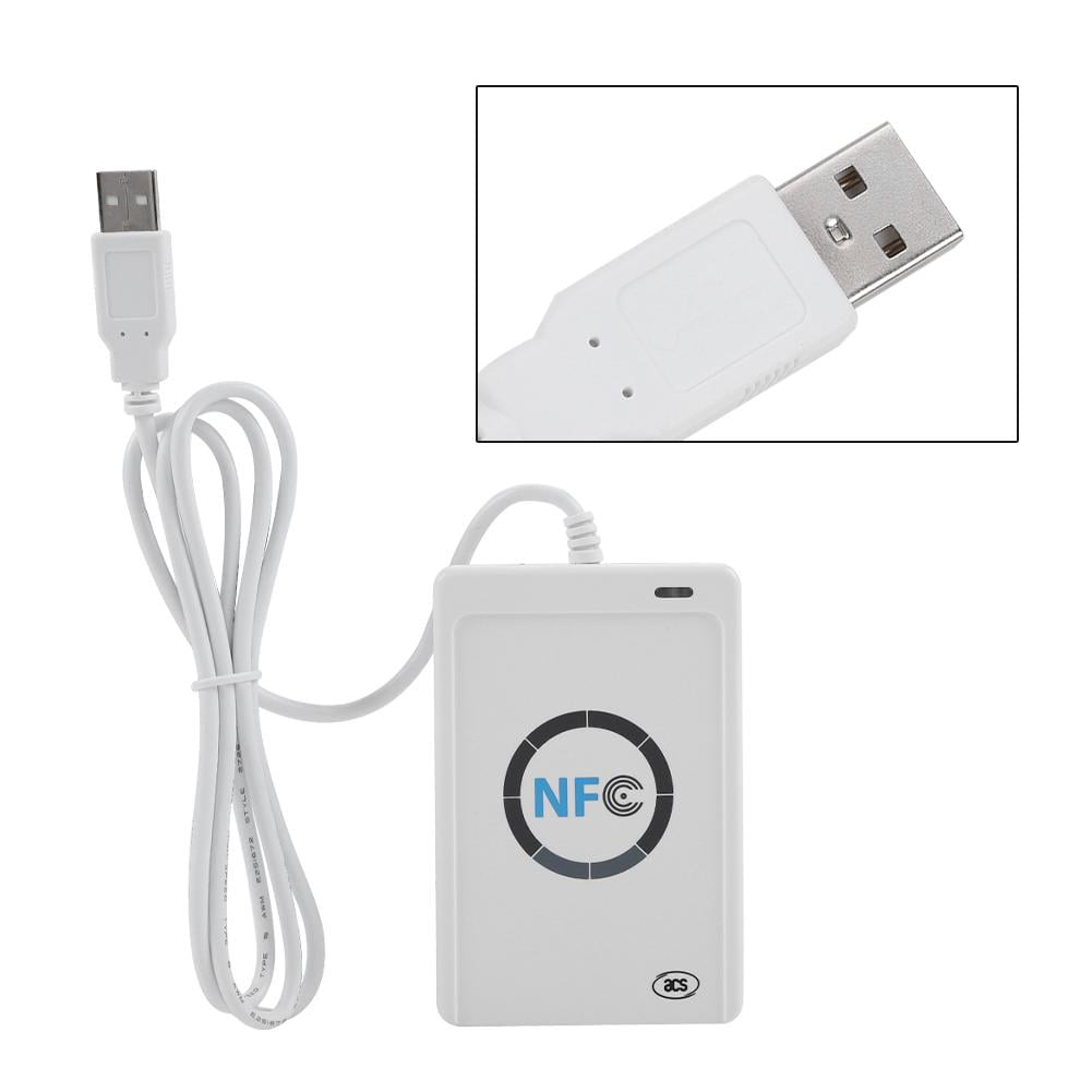 Mifare Felica USB Memory Card Reader 5V DC ACR122U RFID Contactless Smart Reader & Writer/USB IC Card Supports ISO 14443 Type A and B 