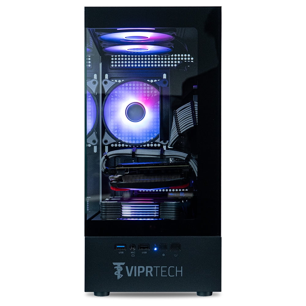ViprTech Stryker 2.0 Gaming PC - AMD Ryzen 7 (4.1GHz), AMD RX 580 8GB, 32GB DDR4, 1TB SSD, Black