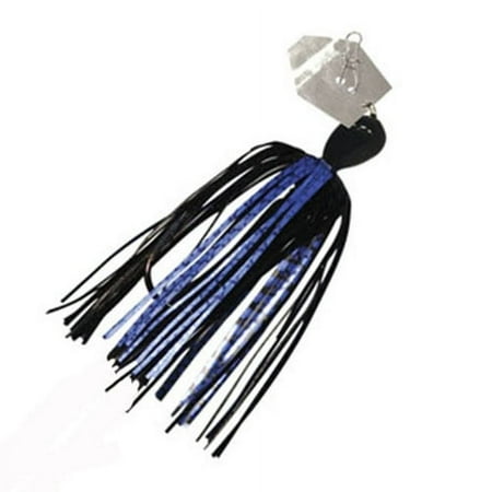 UPC: 0879020000242 | Z-Man Chatterbait Mini 1/4oz Blue/Black