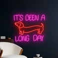 thumbnail image 2 of Handmadetneonsign It's Been A Long Day Dachshund Neon Sign, Dachshund Neon Light, Dachshund Dog, 2 of 5