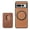 brown, variant on Dteck Wallet Case for Google Pixel 8 Pro, Magnetic Shockproof PU Leather Flip Case with Detachable Card Holders, Compatible with MagSafe Wireless Charging Kickstand Phone Cover RFID Block, brown