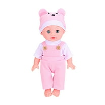 Darzheoy 13 inch Interactive Baby Doll, Realistic Baby Doll That Can Talk, Laughs, Pacifier Toy, Crying Baby Doll Cute Sounds, Talking Baby Dolls for Toddlers Girls Ages 2