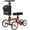 Red, variant on ELENKER Knee Scooter Steerable Deluxe Medical Knee Walkerfor Foot Injury Crutch Alternative Silver
