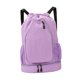 thumbnail image 4 of Mochila deportiva para baloncesto, equipo con compartimento para zapatos, mochila de tenis, bolsa para raqueta de bádminton, para acampar, para hombre Púrpura, 4 of 8