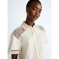 thumbnail image 4 of Scoop Women's Crochet Romper, Sizes XS-4XL, 4 of 5
