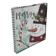 thumbnail image 3 of Northlight 12" LED Lighted 'Merry' Snowman Christmas Canvas Wall Art, 3 of 3