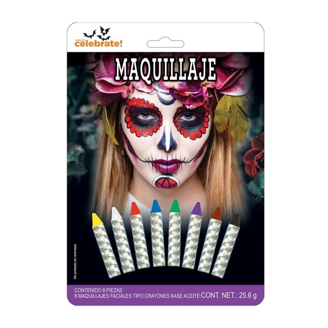 Maquillaje Way To Celebrate En Crayón Colores Clásicos 25.6 g 8 Piezas