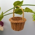thumbnail image 5 of Special Buy ! Haotrend Woven Basket 1 Stück Mini Webkörbe Hochzeits Blumenkorb 8X 5 Cm Körbe Für Blumenmädchen Blumenmädchen Körbe Geflochtene Blumen Handkörbe Handgeflochtener Blumenkorb Streuk, 5 of 9