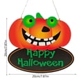 thumbnail image 3 of pdqouc Hallow-een Party Supplies Halloween Atmosphere Halloween Wooden Decorations Halloween Pumpkin Skeleton Bat Party Scene Wooden Decoration 2024 Trendy Popular Holiday Decor Props, 3 of 3
