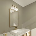 thumbnail image 5 of 5713-01 Livex Lighting Oldwick - 3 Light Bath Vanity in Modern Style - 24 Inches wide by 8.25 Inches high-Antique Brass Finish, 5 of 13