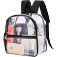 thumbnail image 4 of Mini mochila transparente aprobada por el estadio, mochila transparente a prueba de agua compatible con eventos deportivos y de trabajo Afortunado Sencillez, 4 of 5