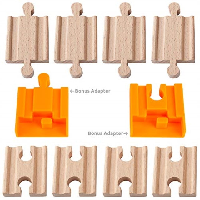 wooden train track adapters