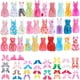 thumbnail image 1 of Paquete de 30 prendas de 30 cm para muñecas Barbie, ropa para niñas, 1 of 1