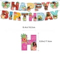 thumbnail image 2 of Maui Anime Moana Cartoon Birthday Party Decorations Bundle Includes Banner, 12 Mini Cupcake Toppers, 1 Large Cake Topper & 16 Latex Balloons, 2 of 4
