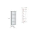 thumbnail image 3 of Clawson 4 Piece Living Room Set with 4 Bookcases, White, 3 of 7