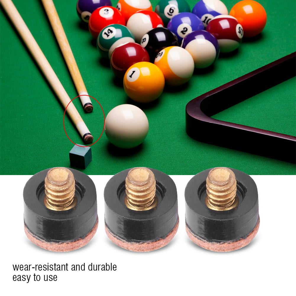 Wear Resistant Billiards Cue Accessory Billiards Cue Pool Tip for Billiard Lover