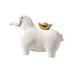 thumbnail image 4 of Estatua de caballo de dinero, figura de Feng Shui, mano de obra fina, coleccionable, caballo de resina Blanco, 4 of 9
