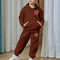 thumbnail image 5 of 67 Kids Outfit Long Sleeve Pullover Sweatshirt & Jogger Pants Set - Six Seven Boys Girls Clothing, 5 of 7