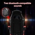 thumbnail image 3 of Meoldis Gaming Chair with Bluetooth Speakers & LED Lights, Massage Ergonomic Gamer Chair with Retractable Footrest, High Back Racing Style Office Chair, 3 of 13