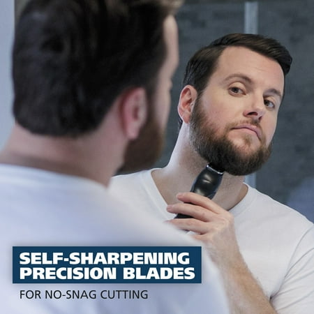 Wahl Lithium Ion All-in-One Beard Trimmer for men - Black/ Silver Model 9888-600