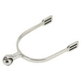 thumbnail image 4 of Horse Riding Spurs, Portable 2Pcs Easy To Control Roller Ball Safe Horse Spurs Stainless Steel  For Horsemanship Lovers, 4 of 8