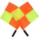 thumbnail image 2 of 2PCS Referee Linesman Flag with Storage Bag for Sports Match Soccer Football Hockey Training, 2 of 4