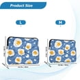 thumbnail image 4 of FORMRS 13"-13.3" Laptop Sleeve Protective Case Soft Carrying Quilted Computer Bag Cover, Cute Fried Eggs, 4 of 7