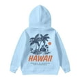 thumbnail image 5 of Tiijoy Big Girls Hawaii Hoodie Casual Graphic Hooded Pullover Sweatshirt, Sizes 9-10, 5 of 5