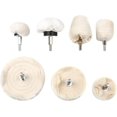 thumbnail image 3 of 7PACK S SATC Cotton Metal Aluminum Polishing Wheel Kit for Drill Die Grinder Car Buffing Pads, 3 of 8