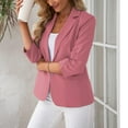 thumbnail image 7 of Blazers for Women Hemlock 3/4 Sleeve Suit Jackets Open Front Business Casual Lightweight Work Suit Outer Wear Womens Blazer, 7 of 7