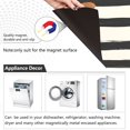 thumbnail image 4 of Yayeee Magnetic Dishwasher Cover for The Front Decoration Home Kitchen Machine Sticker Protector, Black Abstract Stripes, 4 of 6