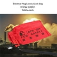 thumbnail image 3 of Industrial Energy Isolation Bag, Electrical Plug Lockout Lock Bag Easy To Use Red Black Tear   For New Energy Vehicle, 3 of 8