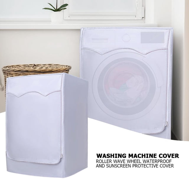 Protector Lavadora Funda impermeable para lavadora, secadora de ropa, funda antipolvo de poliéster (B) Wdftyju Libre de BPA