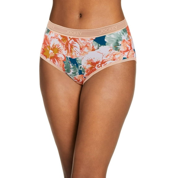 Jockey Women's Worry Free Microfiber Moderate Absorbency Brief