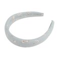 thumbnail image 5 of Unique Bargains 1 Pc Headband Yellow Rose Hair Accessories Light Blue, 5 of 5