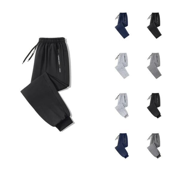 Sweatpants for Women Men 2025 Loose Fit Wide Straight Leg Elastic Waist Joggers with Pockets Casual Trousers Sweats