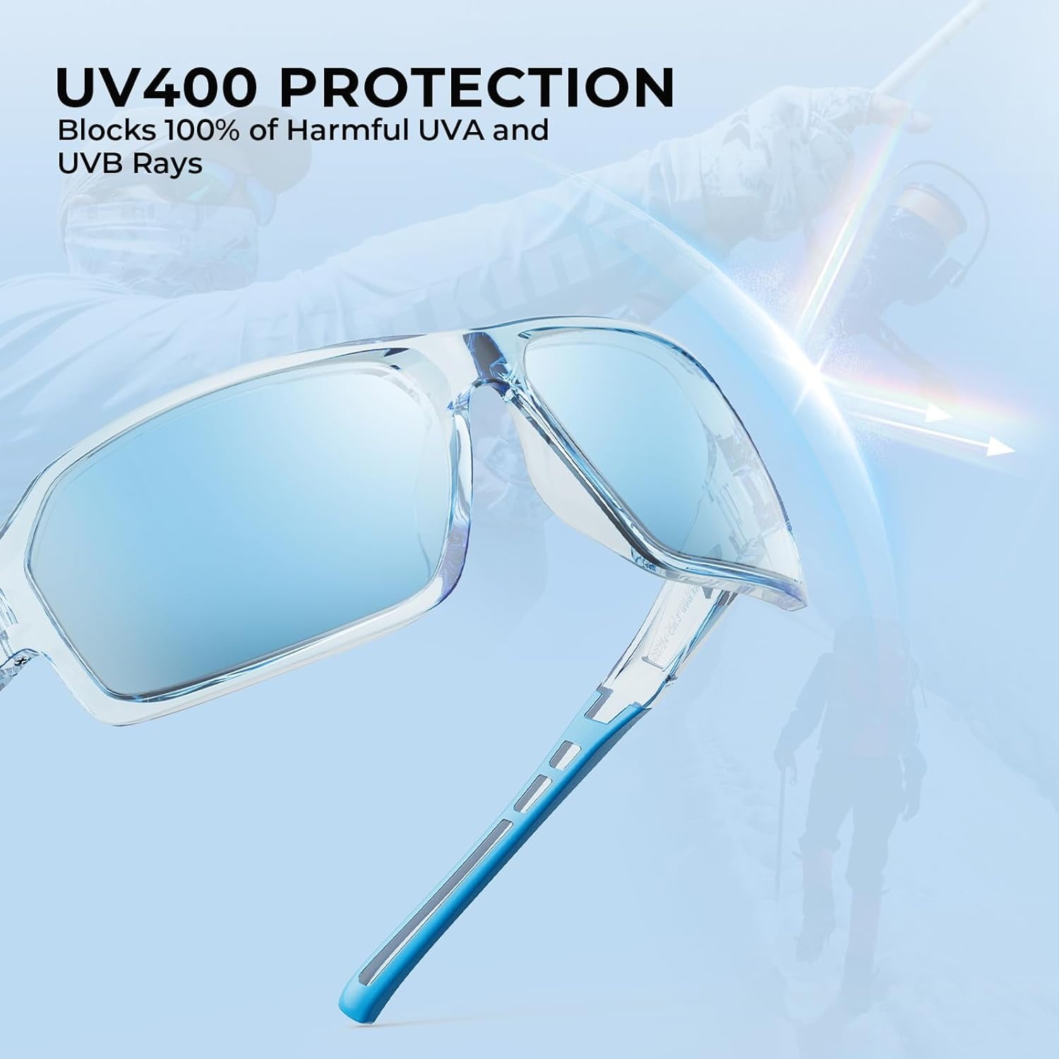 KastKing Chippewa Polarized Fishing Sunglasses, UV400 TAC Lenses