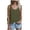 Army Green, variant on Aihuaihua Women's Sleeveless O-Neck Solid Color Casual Tunic Blouse Loose Fit Summer Top