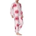 thumbnail image 2 of Zufioo Cute Pig Nose Mens Pajamas Set, Mens Long-Sleeved Pajama and Pajama Pants,Pajamas Para Hombres,Men's Sleepwear-XX-Large, 2 of 7