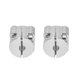 thumbnail image 3 of 2 piezas de abrazadera de orificio D de aleación de aluminio, collar de sujeción de alta carga para columna de eje de conexión, orificio central de 1/4 pulg., 3 of 9