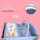 thumbnail image 4 of Cuna Corral Mecedora Y Colecho 4en1 Para Bebés Tuscani Ibaby rosa, 4 of 10