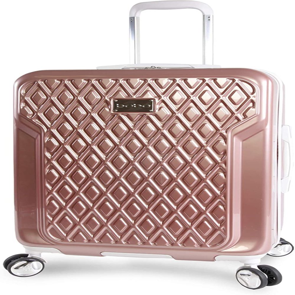 Bebe Womens Stella 21 Hardside Carry On Spinner Luggage Rose Gold One Size Walmart Com