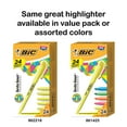 thumbnail image 2 of BIC Brite Liner Highlighters, Chisel Tip, Yellow Highlighters, 12-Count, For Broad Highlighting or Fine Underlining, 2 of 3
