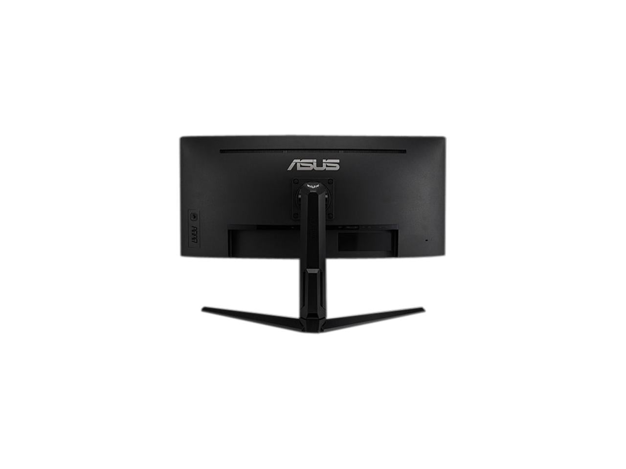 ASUS TUF 34 Inch Curved Gaming Monitor - WQHD (3440x1440), 165Hz, 1ms, Extreme Low Motion Blur, FreeSync Premium, Eye Care, Height Adjustable, DisplayHDR 400, DisplayPort, HDMI, USB - VG34VQL1B
