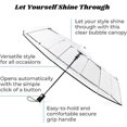 thumbnail image 2 of totes Parapluie Pliable Automatique à Auvent Transparent, 2 of 5